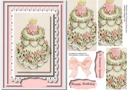 Beautiful Birthday Cake for Someone Special , Pyramid