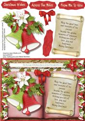 Beautiful Christmas Book Card 