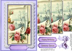 Beautifulscrolland Scene ( Lilac )