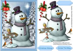 Lovely Christmas Snowman