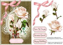 Beautiful Roses and Pearls