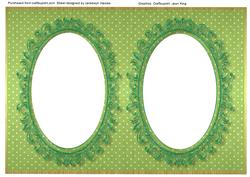 Incert Green Polka Dots 