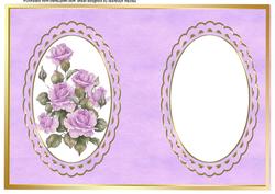 Lovely Lilac Incert with Roses