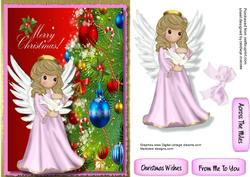 Angel of the Christmas Tree ,pink