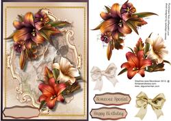 Beautiful Autumn Fall Lilies
