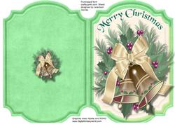 Print, Cut, and Fold Christmas Bells