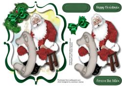 Santa Checking the Chritmas List