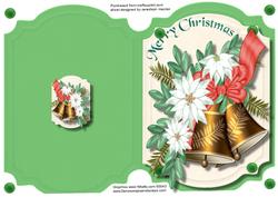 Print,cut,and Fol, Bells and White Poinsettias
