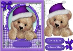 Darquise the Christmas Bear, Lilac