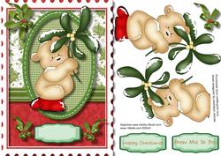 Lovely Little Mistletoe Bear