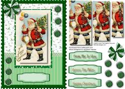 Santa Wuth the Christmas Tree