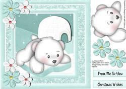 Little Polar Bears Ice Block