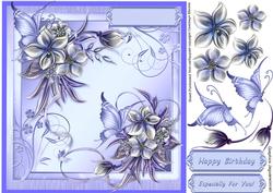 Beautiful Butterflies and Flowers / Lilac