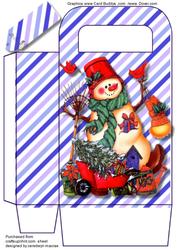 Large Gift Bag Blue