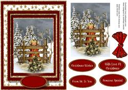 Beautiful Vintage Angel and the Christmas Tree