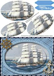 A5 Beautiful Sails on the High Seas , Pyramid