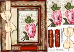 Beautiful Secrets Rose and Cream Bow, Pyramid