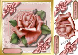 Lovely Rose on a Octaganol Mat