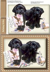 Beautiful Labrador Pups Playing