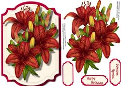 Beautiful Wine Lillie's on a Bracket Frame