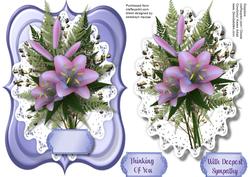 Beautiful Card for Get Well, Sympathy, or Birthdays