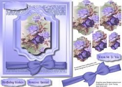 Beautiful Lilac Bracket and Roses