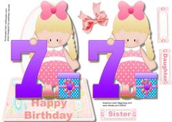 Happy Birthday 7 Year Old 