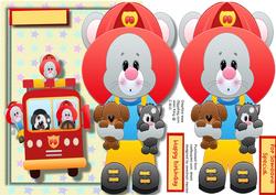 Over the Edge ,fireman Mouse to the Rescue
