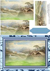 Beautiful Woodcutters Cottage in the Mist