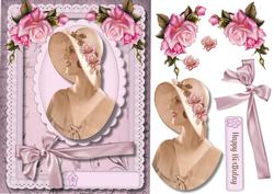 Beautiful Vintage Bonnet Lady