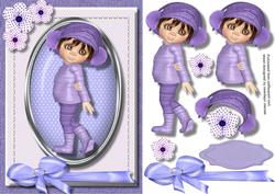 Little Chloie All Dressed in Lilac