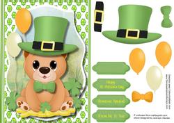 Little Barney Bear Wearing the Green 