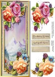 Lovely Yellow Roses , Large D.l