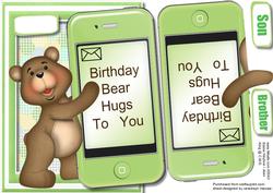 Over the Edge , Birthday Bear Hugs to You