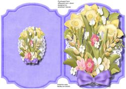 Print,cut,and Fold , Beautiful Summer Flowers 