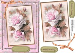 Beautiful Soft Pink Roses and Topper