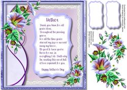 Beautiful Mother's Day Card with Verse
