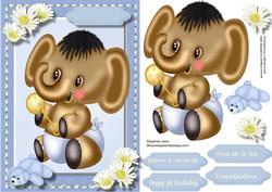 Beautiful Ethnic Baby Boy's Birth or Birthday