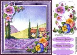 Beautiful Lavender Fields in Tuscany