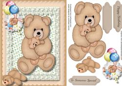 Lovely Neutral Bear for Teddys Birthday