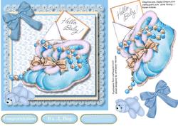 Booties for a Baby Boy