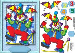 Birthday Clown on a Tightrope