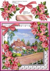 Beautiful Swann Cottage and Pink Roses