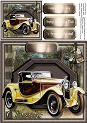 Beautiful Classic Yellow Car