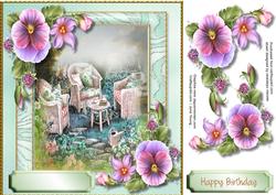 Beautiful Scene Summer Pansy's