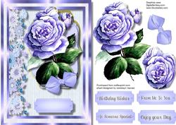 Beautiful Vintage Lilac Rose