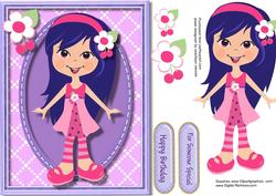 Cute Little Cherry Girl