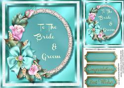 With Love and Happiness to You Both,, 8x8