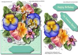 Over the Edge Beautiful Pansy's