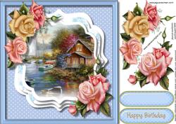 Beautiful Roses in a Bracket Plaque